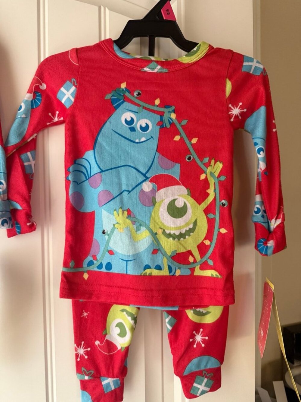 18M monster inc holiday Pajama set